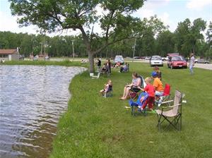 Fishing at Spring Lake