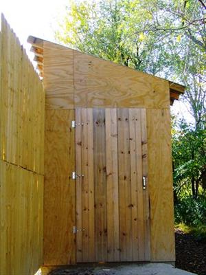 Bird Blind Entrance